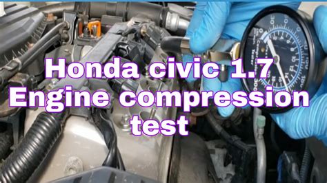 honda civic compression test|How To Test The Engine Compression (1.7L Honda .